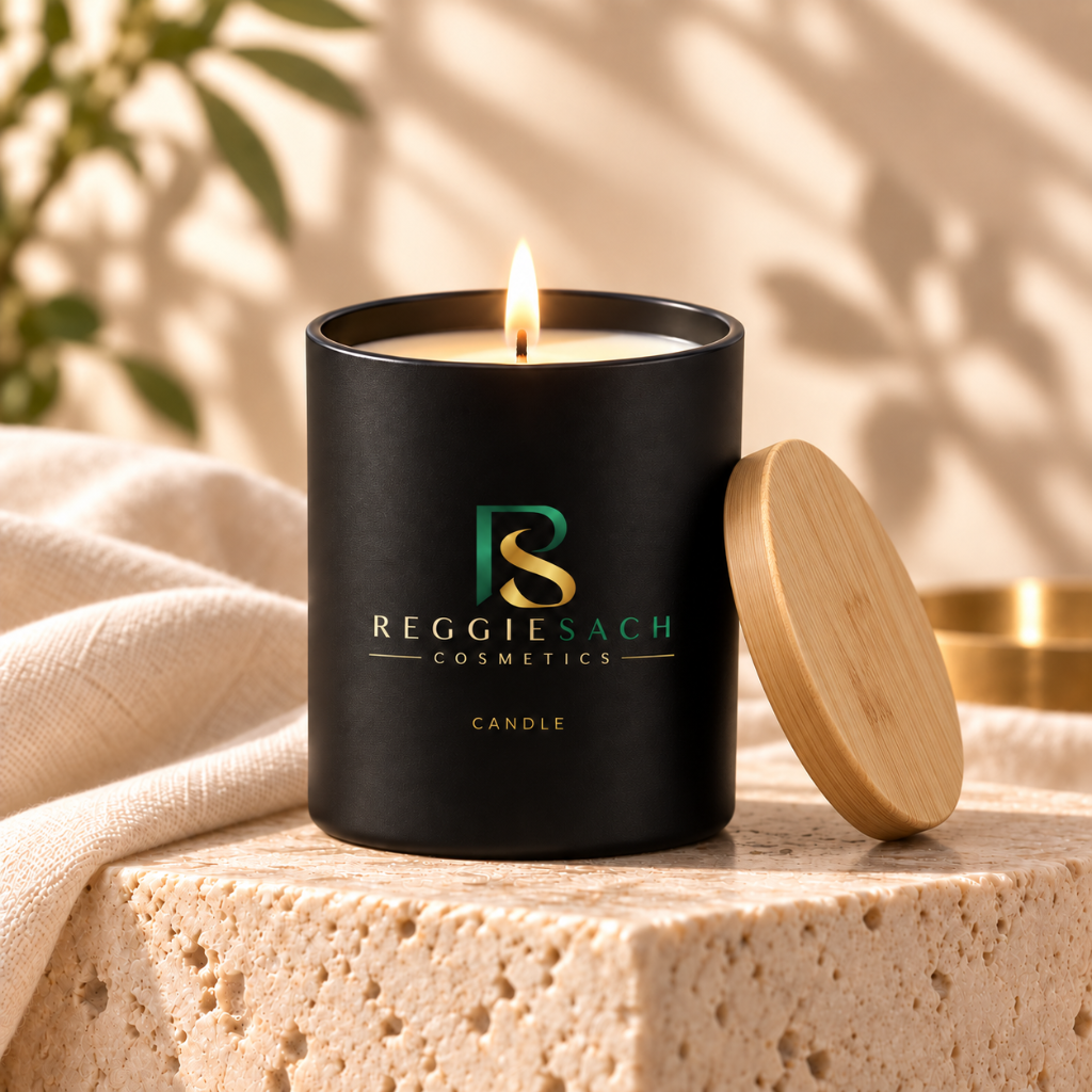 ReggieSach Cosmetics handcrafted candle