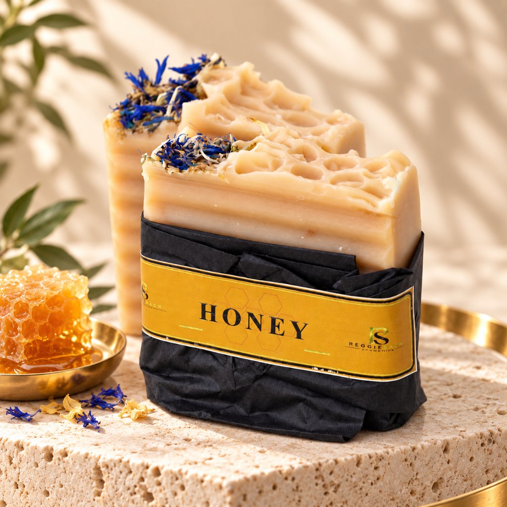 ReggieSach Honey Bar Soap — handcrafted honey bar soap, lead product photo