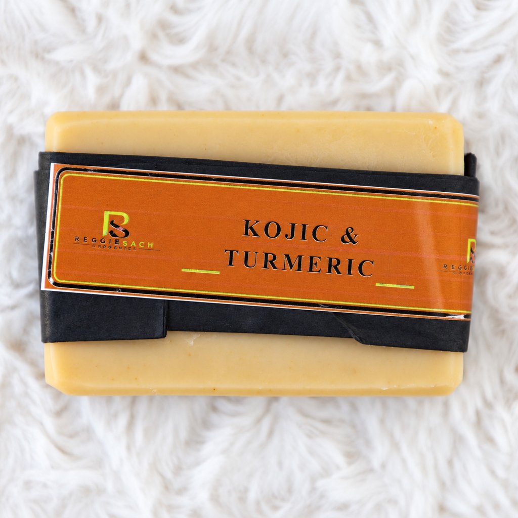 ReggieSach Kojic & Turmeric Blend Bar Soap — handcrafted kojic & turmeric blend bar soap, authentic product photo
