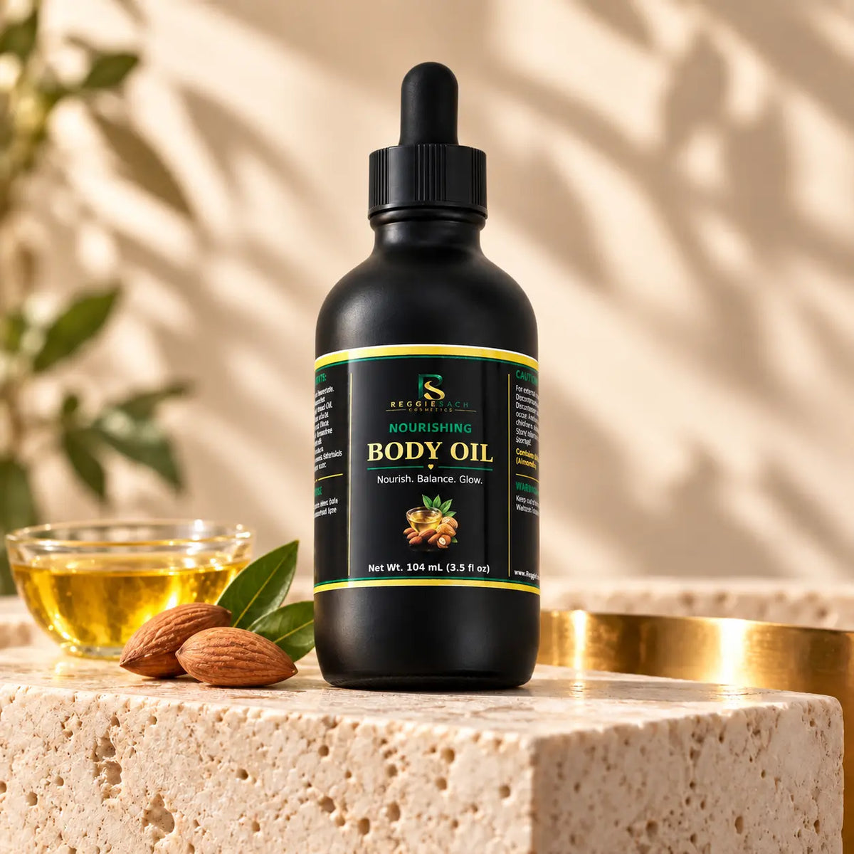 ReggieSach Nourishing Body Oil — lead product photo