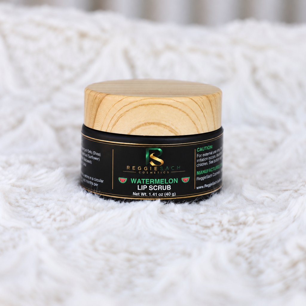 ReggieSach Watermelon Lip Scrub — handcrafted watermelon lip scrub, authentic product photo, single item