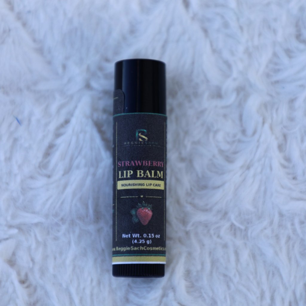 ReggieSach Strawberry Lip Balm — handcrafted strawberry lip balm, authentic product photo