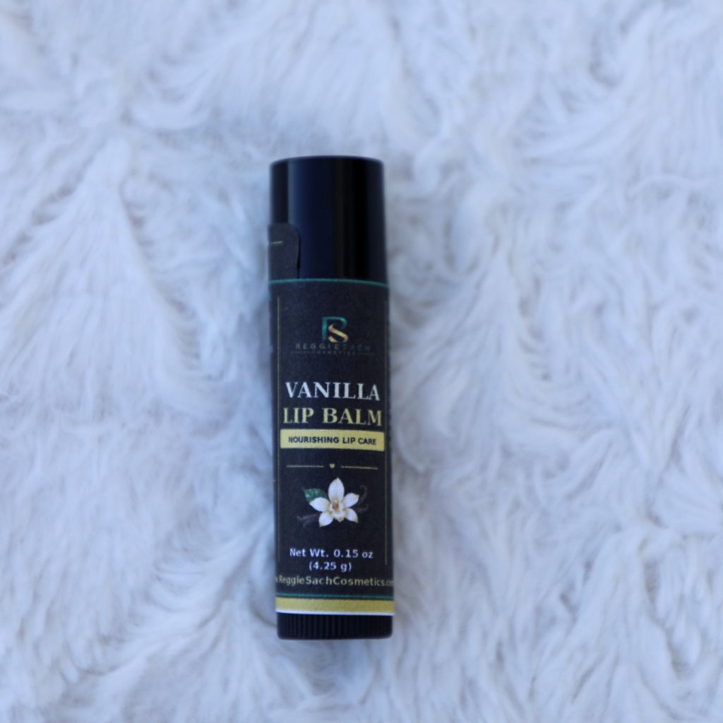 ReggieSach Vanilla Lip Balm — handcrafted vanilla lip balm, authentic product photo