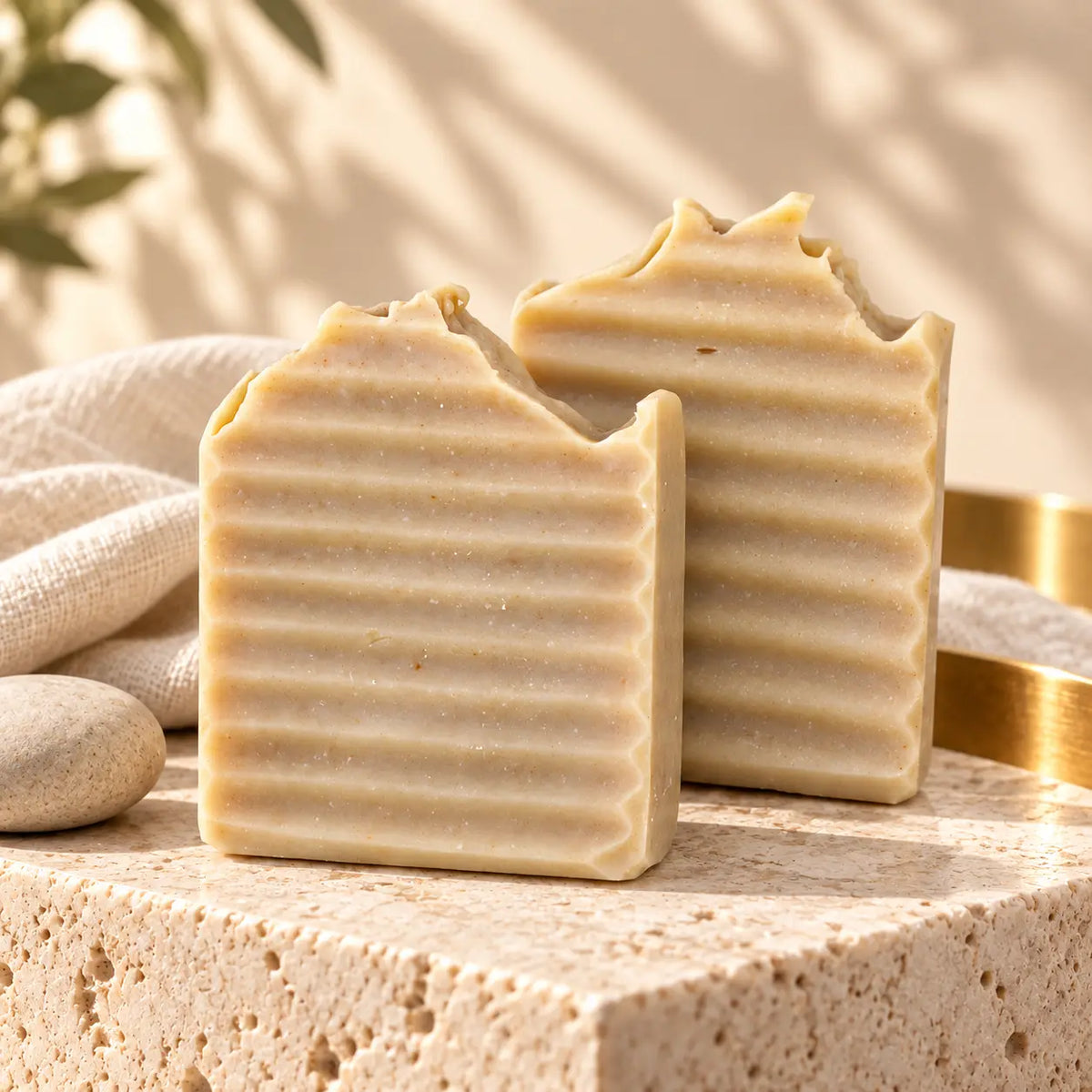 ReggieSach Bare Turmeric Bar Soap — handcrafted unscented turmeric bar soap, lead product photo