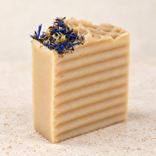 ReggieSach Honey Bar Soap — handcrafted honey bar soap, studio product photo, single item