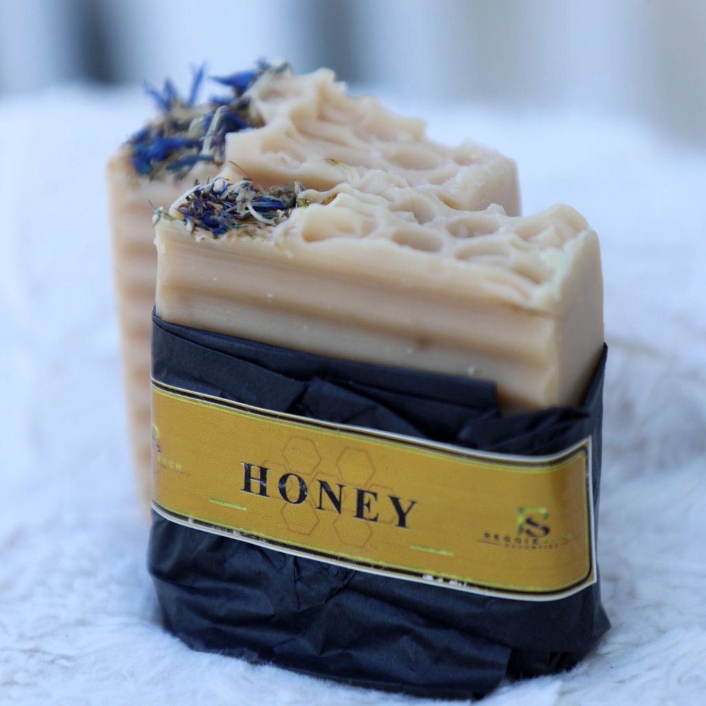 ReggieSach Honey Bar Soap — handcrafted honey bar soap, authentic product photo, pair shown