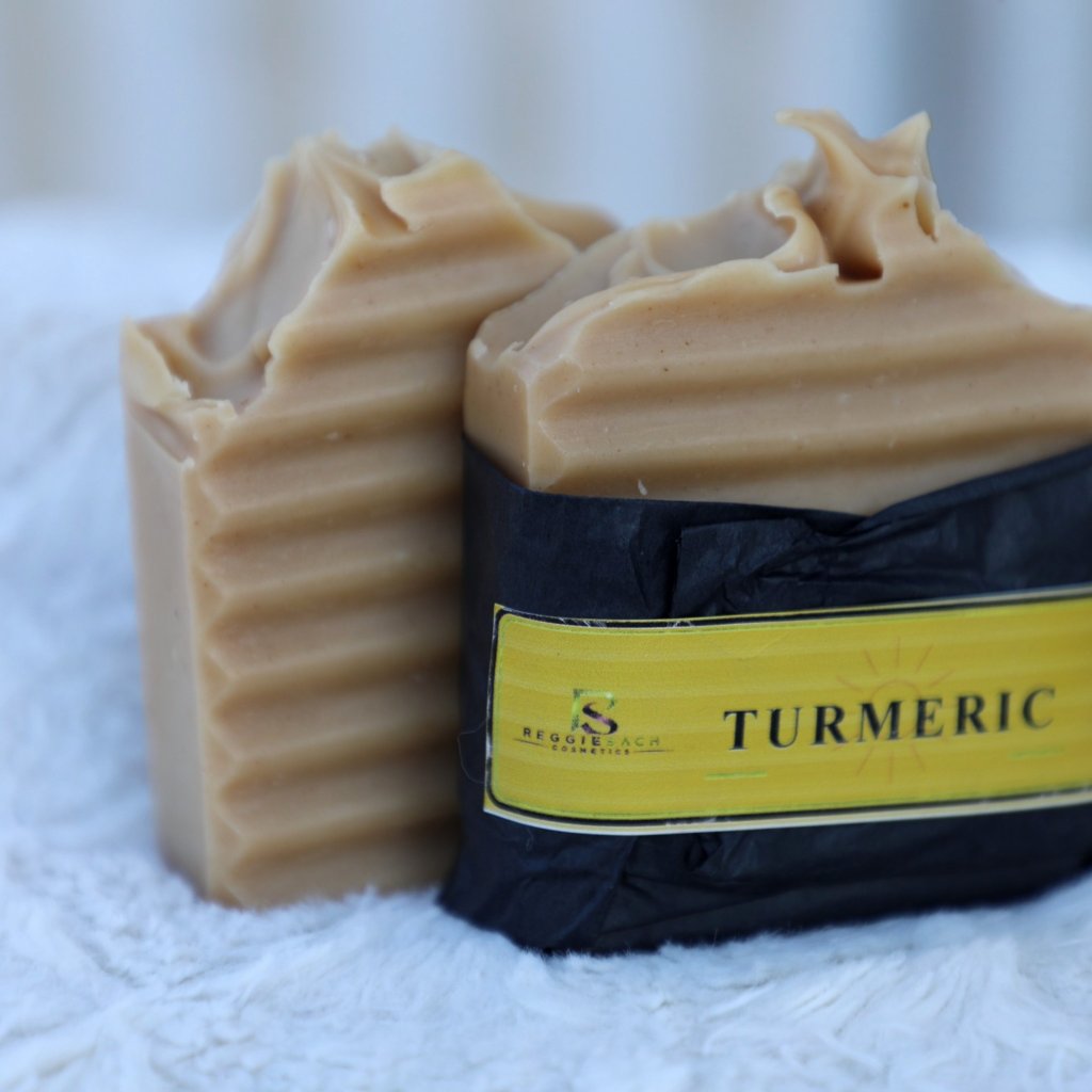 ReggieSach Turmeric Bar Soap — handcrafted turmeric bar soap, authentic product photo, pair shown
